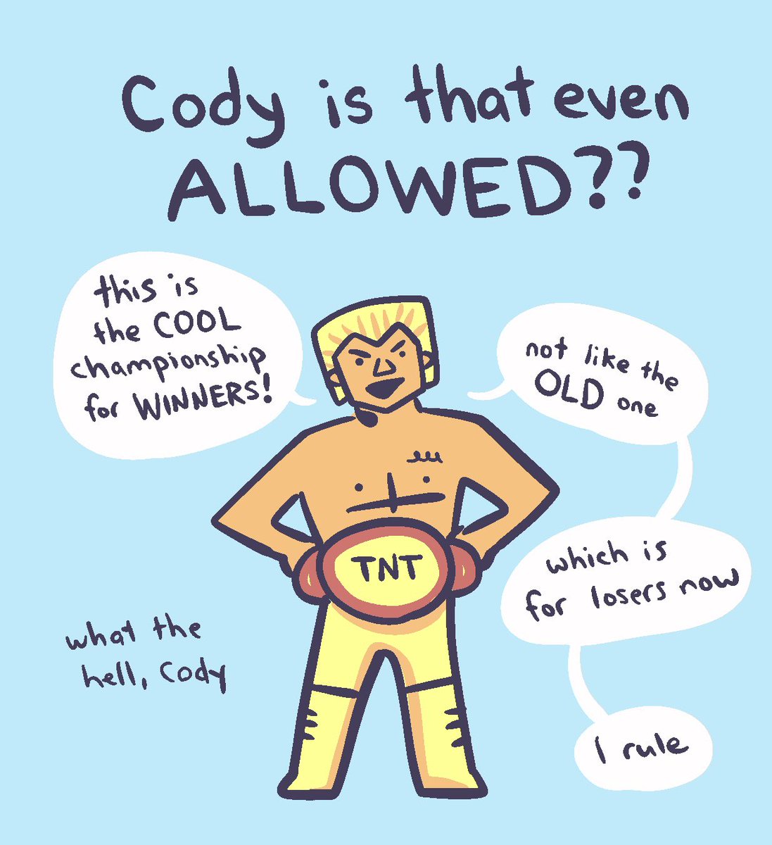 he really did this. wrestling is very funny!