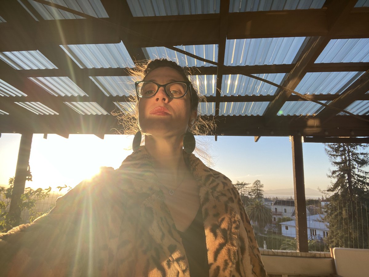 SBGolden's tweet photo. We may be physically apart, but I am excited to virtually come together with #cleanenergy friends, colleagues and @ce4biden at #CE4BInauguration. Check out my #CleanEnergyRunway look... and attempt at a red-carpet-self strut. I'll give it a C+ (but I give that sunset a solid A) https://t.co/ISzBVJsLxH