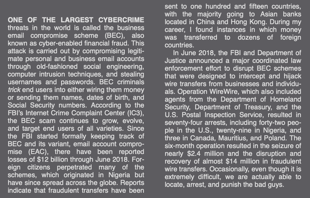 Cyber_Lantern's tweet photo. With work from home experiencing explosive growth, one needs to stay vigilant against #BEC Business Email Compromise aka cyber-enabled financial fraud. 
#cybercriminals are constantly looking &amp; creating new ways to separate you from your company info and $$$
#hackers #infosec https://t.co/Cj4g2mNE86