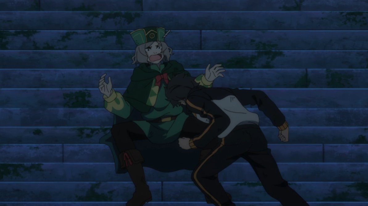 Subaru giving Otto that headbutt for worrying him was GREAT. Otto didn't heed his own advice given in EP39, by going off to fight Garfiel when he was only supposed to talk. He did things by himself, and Subaru calls him out for that risk. Their friendship is very genuine & great.