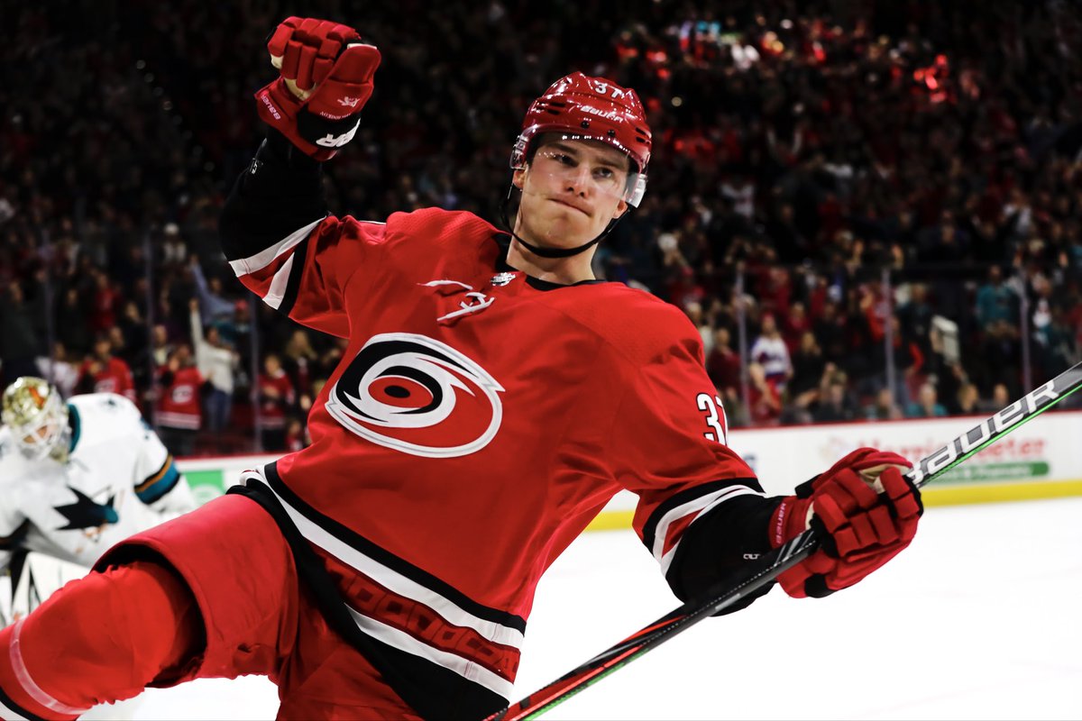 Svechnikov (CAR) - lexie laing (BOS)part of a hockey family and one of those undeniable young superstars that still stands out even with a team with a lot of other really good players around them