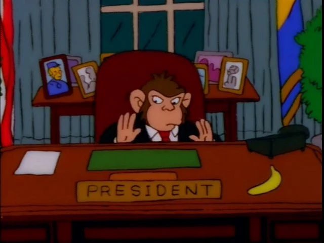 dlooney's tweet photo. The only American President worth our adoration.
“Mr President, your welfare proposal is nothing but a lot of technical jargon and partisan rhetoric.”
#HailToTheChimp https://t.co/kH9NTmpyeB