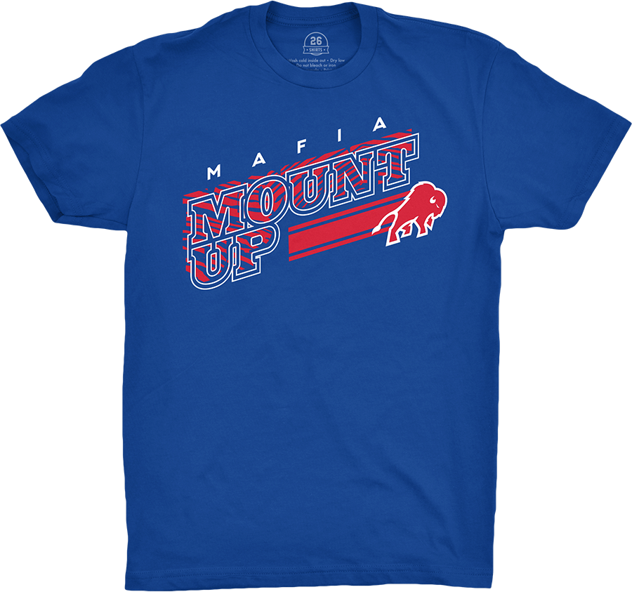 26shirts's tweet photo. TWO new Special Editions! "Mount Up" and "In My Own Lifetime" are now available through January 24th to benefit Little Portion Friary and @Stfrancishigh. Gear up and do some good! https://t.co/BS5VabsFCy https://t.co/pC27AJ2sJz #BillsMafia https://t.co/0cOVn8NvLN