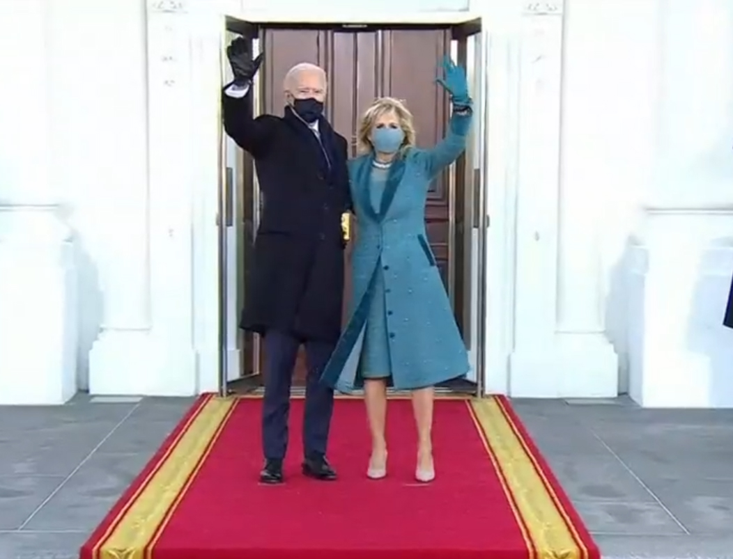 الرئيس الأميركي جو بايدن يدخل البيت الأبيض الغد تنصيب بايدن