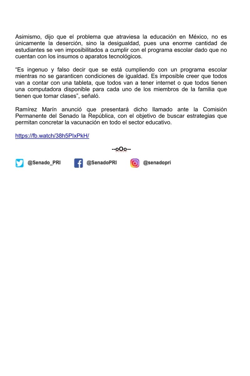 Senado PRI tweet media