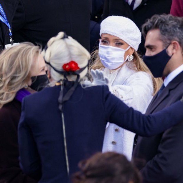 JLo attempting to steal Lady Gaga's talent.