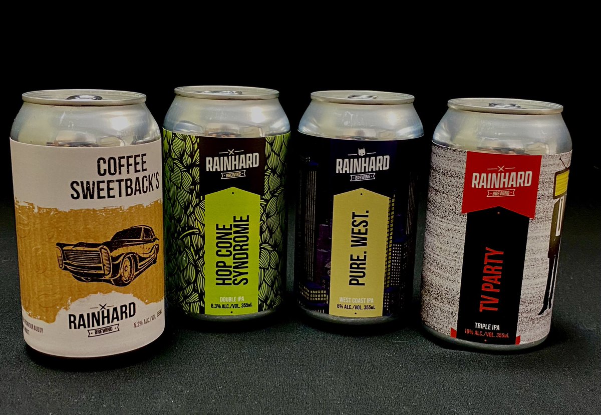 *In the bottle shop we have 4 New Beer from @rainhardbrewing. You
are going to want to check those out pubmilos.com #LdnOnt #519london #ontariocraftbeer
