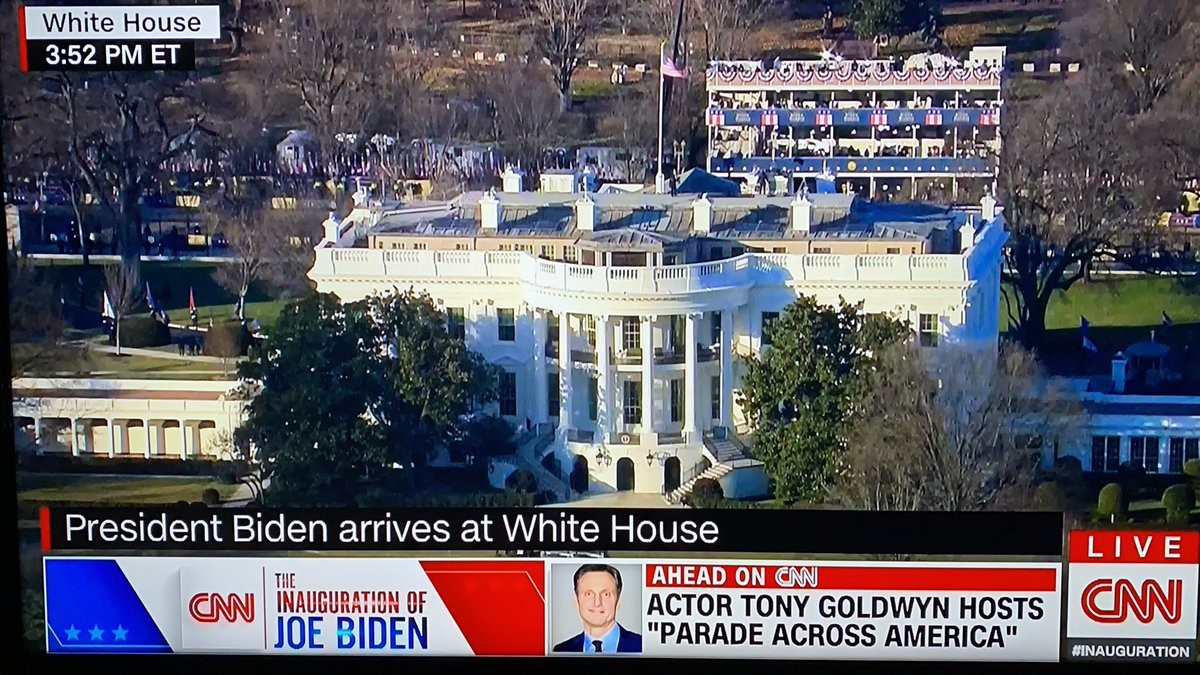 CNN Reports The White House had a deep cleaning because the Trump administration did not wear masks. So it went under a deep clean in the past few hours before the Biden family walked in. #COVID19 #BidenHarrisInauguration
