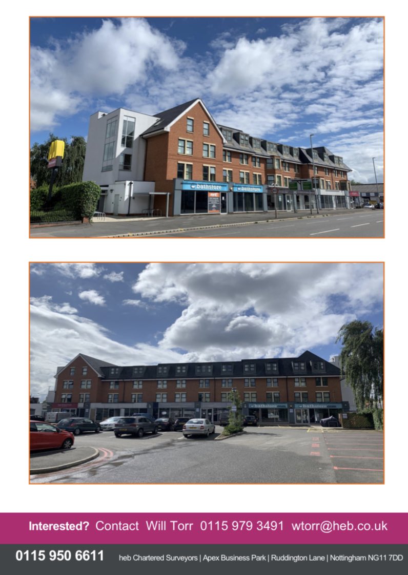 WillTorr's tweet photo. We’re back to full occupancy at Bridgford Point in West Bridgford! - @crownpaints have taken a 10 year lease on the 3,000 sq ft Former Bathstore unit. Crown Paints were a pleasure to deal with throughout given the wider market uncertainty. They’ll be on site fitting out soon. https://t.co/q80SRoAbOv