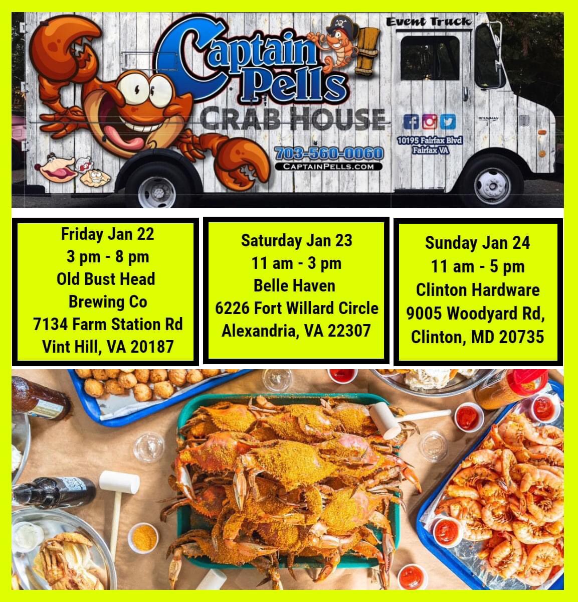 CaptainPells's tweet image. 🔥🦀🔥 Captain Pells Food Truck 🔥🦀🔥
.
.
.
#novafoodtrucks #seafood #draftkings #fanduel #inauguration #nflplayoffs #kpop #bitcoin #vaccine #nfl #billsmafia #tombrady #goat #tiktok #disney #foodnetwork