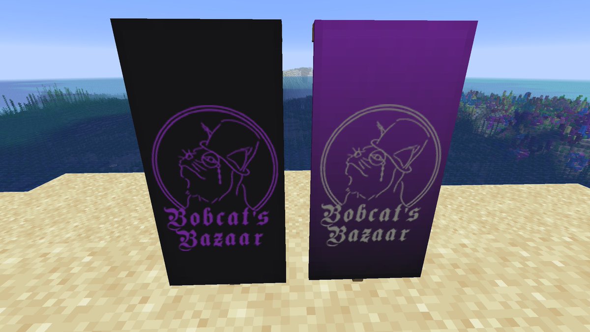 BobcatsBazaar's tweet photo. So we got funky and decided to customize some banner for some of the more active members on the Kindrealm server.
If you got any ideas of other things we should add let us know!
#minecraft #bannerdesign #timetogetfunky https://t.co/QrW2sf3fvi