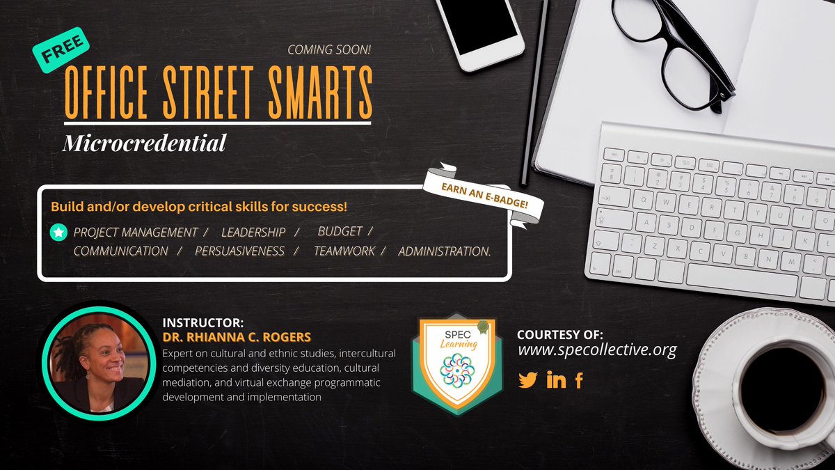 How do your arguments, body language and #mindset impact your communication?  

Learn to #speak powerfully! Register for the FREE #OfficeStreetSmarts Microcredential to build the skill of #persuasion  => forms.gle/CZjUcwGYB5PUrC… 

Class begins on February 8!