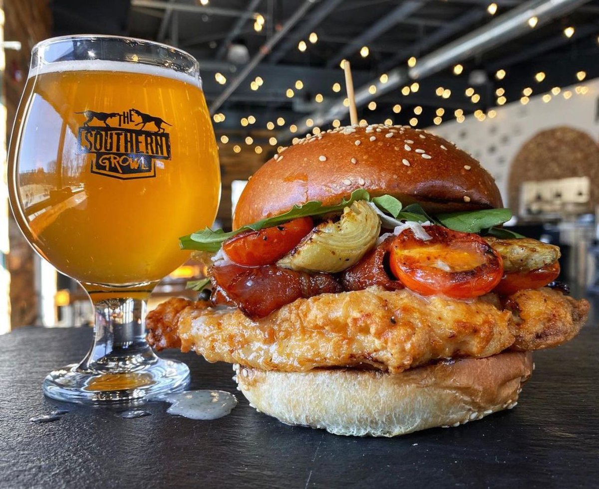 Try the Fowl Pacino Special Chicken Sando this week! 
Pair with the Citrus is the Soul of Wit