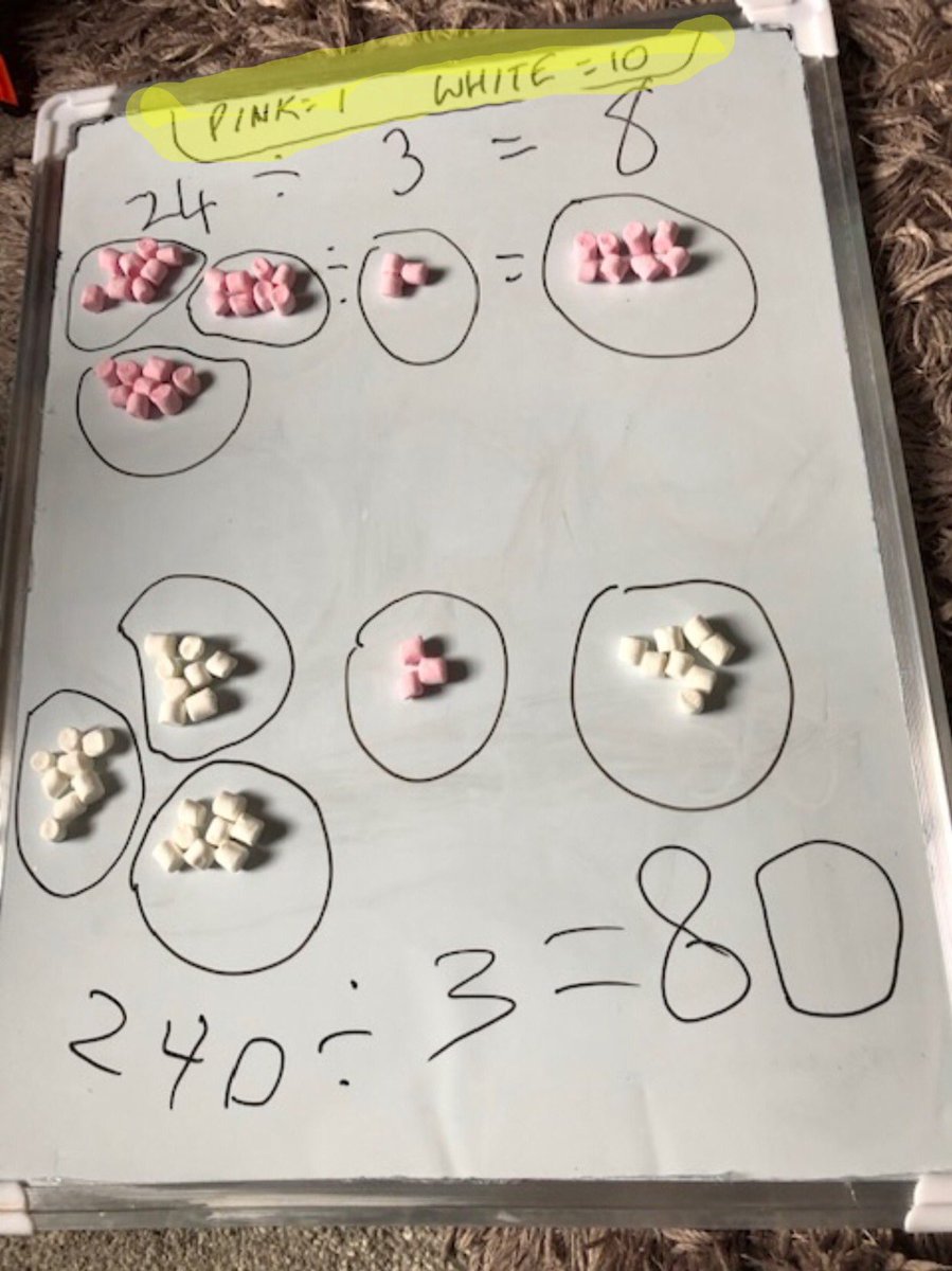 Garbett_HMCS's tweet photo. A wonderful example of CPA at home from a superstar Rabbit💪🏻 using two different colours to represent the tens and ones, just brilliant 🤩 @HMC_School @WhiteRoseMaths #MathsAtHome #CPA #RelatedFacts #Phase2HomeLearning #Year3 #DepthNotBreadth https://t.co/xtzN8qYQxh
