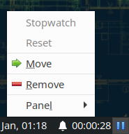 XfceNation's tweet photo. The Xfce stopwatch panel plugin has been updated to work with Xfce 4.15 and above. Thanks Natanael (@n_copa). #Xfce #XfcePanel #XfceDevelopment #Xfce416

https://t.co/c7btwRU6ss

Give it a try today from git or xfce-test and report issues. https://t.co/KLs2qufVsu https://t.co/pYu50RTQnt