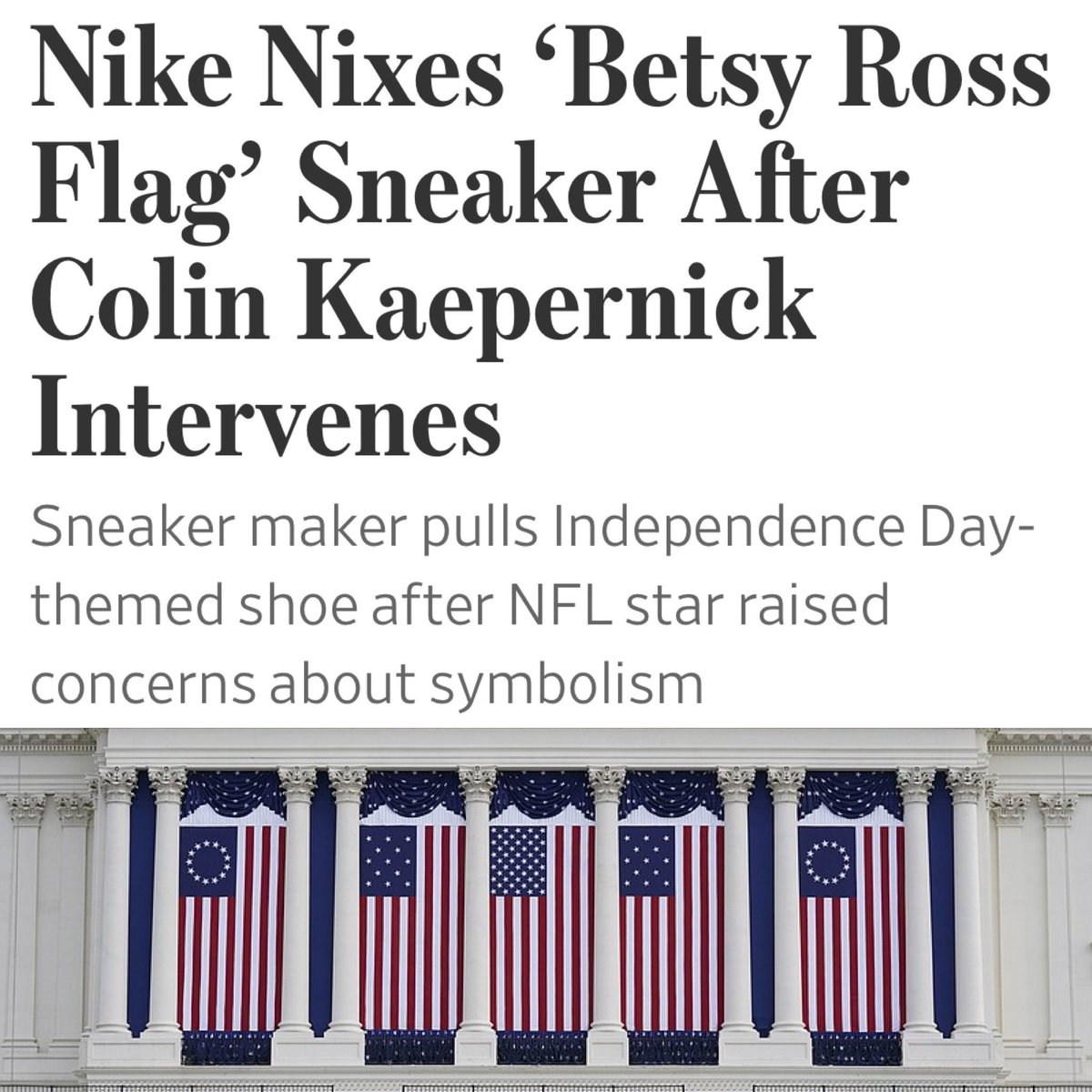 nike nixes betsy ross flag