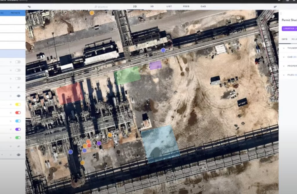 Env_int's tweet image. It&apos;s amazing how much satellite imagery exits for most job sites. Ei Everywhere can easily visualize this data, and provides our customers a powerful interface to plan logistics on their next job, as well as to communicate and collaborate with others