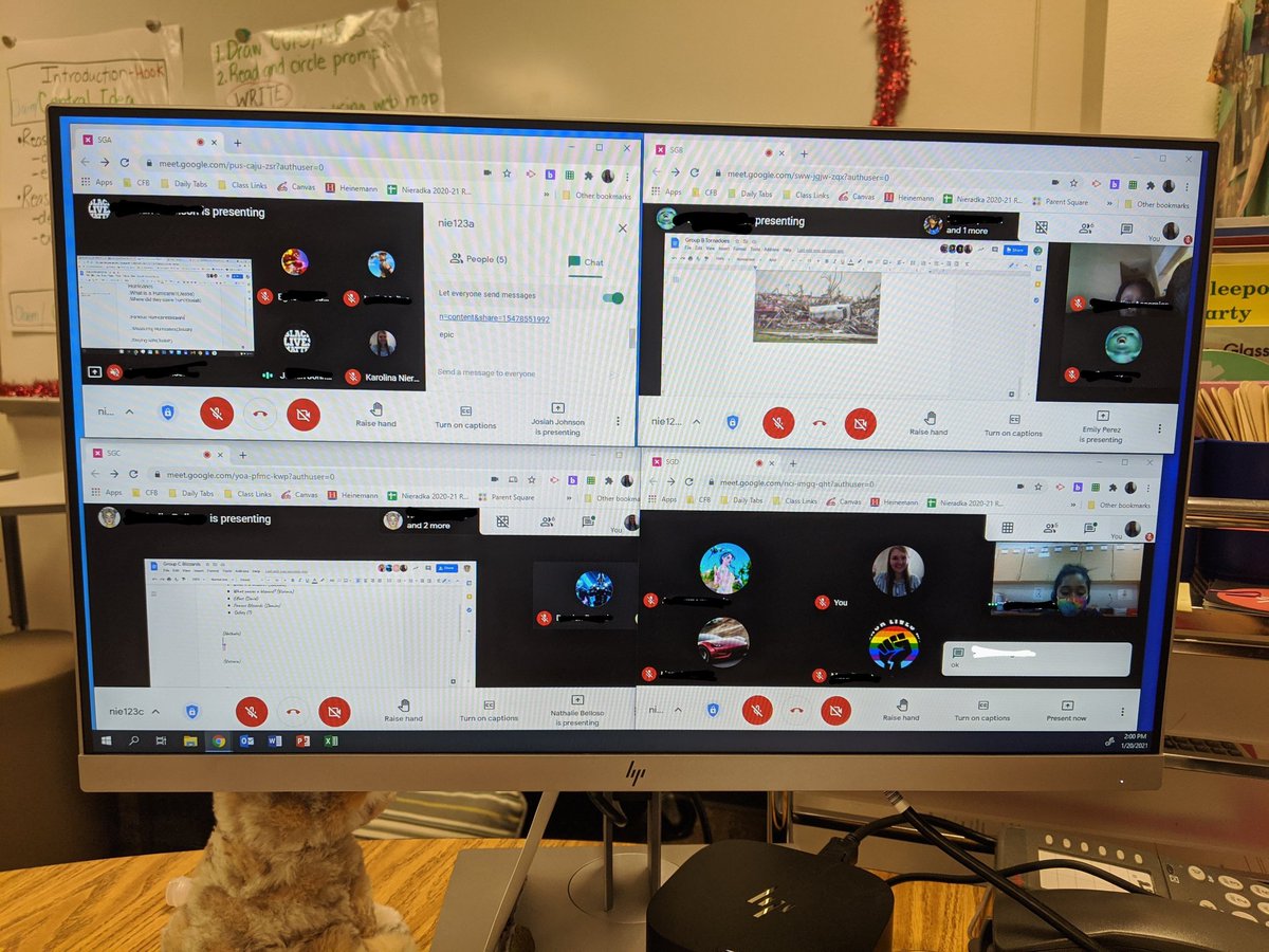 4th grade rocking and rolling in their nonfiction research teams both in person and virtually! @TCRWP @TigerNetwork #WeAreMcStrick