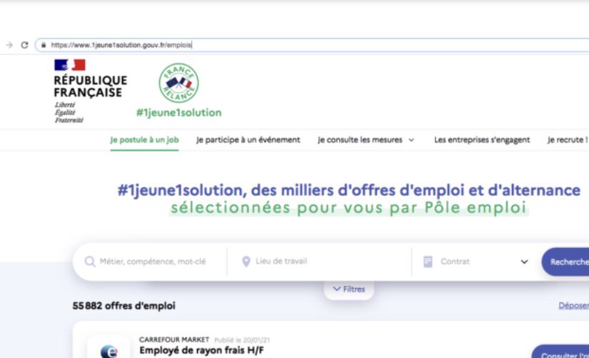 Sortie simultanée de deux études sur les offres d’emploi disponibles des sites pole-emploi.fr et 1jeune1solution.gouv.fr.
653 offres épluchées en deux jours.
Des résultats affligeants.
Les deux études :
chomeurs-precaires-cgt.fr
1/3