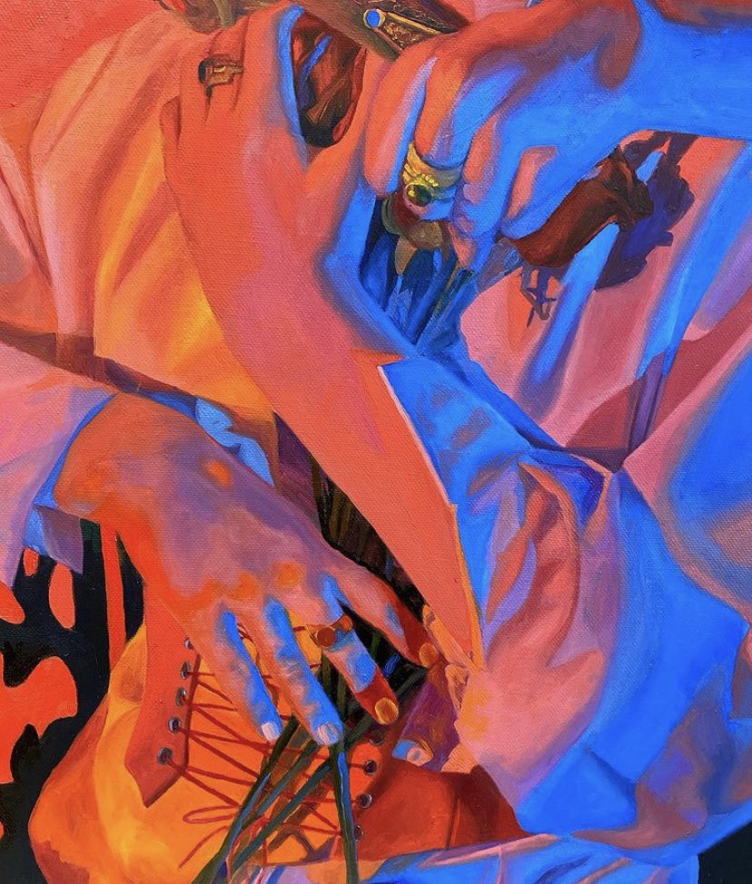 refrescofresco's tweet image. Inmortalizada en óleo por una de mis artistas favoritas: @c0ol_mom ❤️💙

~I will forever be a surrealist fantasy~