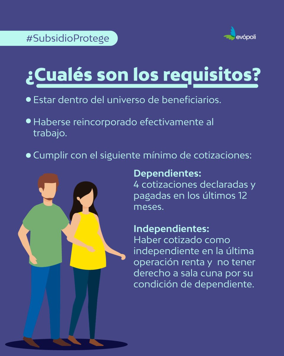 evopoliconchali's tweet photo. Para l@s trabajador@ que están a cargo de niñ@s menores de 2 años. El Gobierno de Chile anunció el Subsidio Protege, aporte mensual de $200.000 por menor de 2 años.
Acá te dejamos más detalles y requisitos 
Los invitamos a postular a partir de febrero en https://t.co/5iDCYnySSd https://t.co/0xaaKe7p6Q