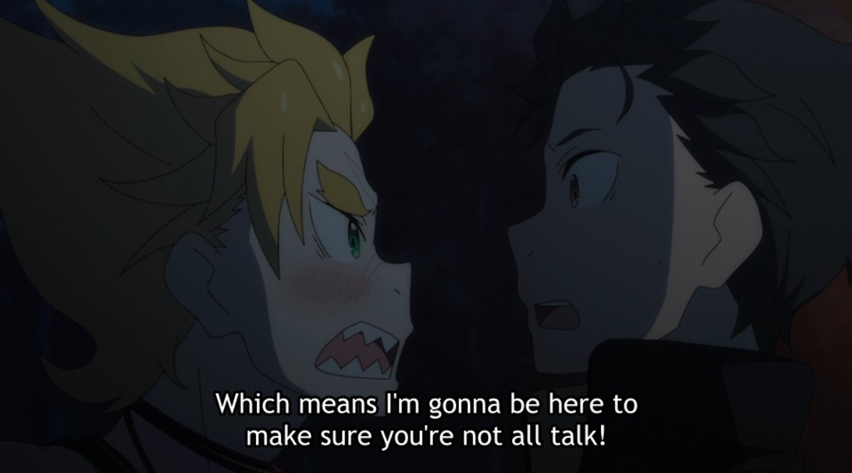 Garfiel is beyond cute, and him being barely a teenager explains not only his mood swings, but the importance he places in family and how deeply abandonment affected him, him being still at such a young age. Also him looking up to Subaru as a big brother figure now is adorable!