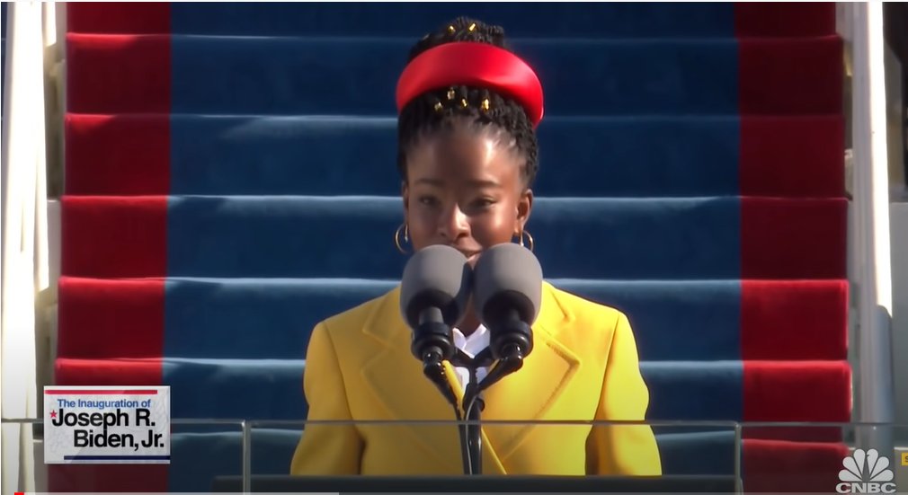 sljournal's tweet image. Youngest Inaugural Poet in History Impresses. Lesson Plans Available for Amanda Gorman&apos;s &quot;The Hill We Climb.&quot; #Inauguration2021 ow.ly/ljqN50DdU56