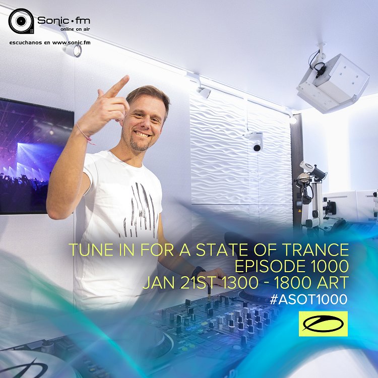 SonicRadioLA's tweet photo. (( JUEVES 21/01 de 13 a 18hs ARG )) https://t.co/2Cfl23V1nq transmite en vivo #ASOT1000 ● Escuchalo exclusivamente por: https://t.co/enTNObnIt1 ● #SonicRadioLA #SonicFM ● #AvB #ASOT #ArminVanBuuren #ASOTFESTNL #AStateOfTrance #Amsterdam #Netherland ● https://t.co/uDGOebbv8n