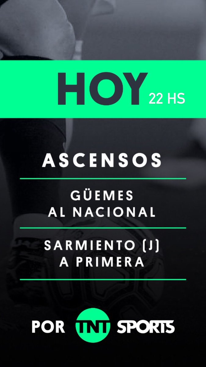 alvarezeliasok's tweet photo. ¡NO PODES FALTAR!

👉Viví los ascensos de @CASarmientoOf a la #LigaProfesional, y de @PrensaCAGuemes a la #PrimeraNacional, como sólo @InteriorFut te lo muestra.

Todo el color🤪, la palabra de los protagonistas🗣 y mucho más🏆.

💣 HOY 22 hs por la pantalla de @TNTSportsAR 💥 https://t.co/MglLPeZDY9