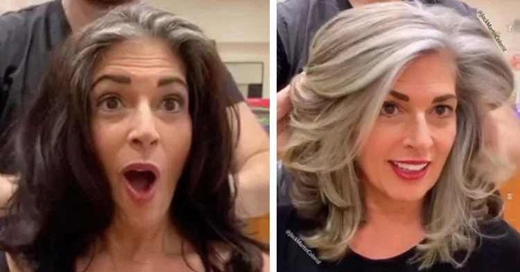 Aging can be a difficult reality for people to accept, but Jack Martin, the owner of Jack Martin Salon, has worked with many clients experiencing this. He's started an incredible new trend of embracing natural color!