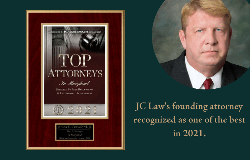 JimCrawfordEsq's tweet photo. Congratulations to our #founder, James Crawford Jr., Esq.! Named a #topattorney in #Maryland by @Baltimoremag. He truly is a #LegalChampion. #MarylandAttorney https://t.co/SDbuSGYe2w
