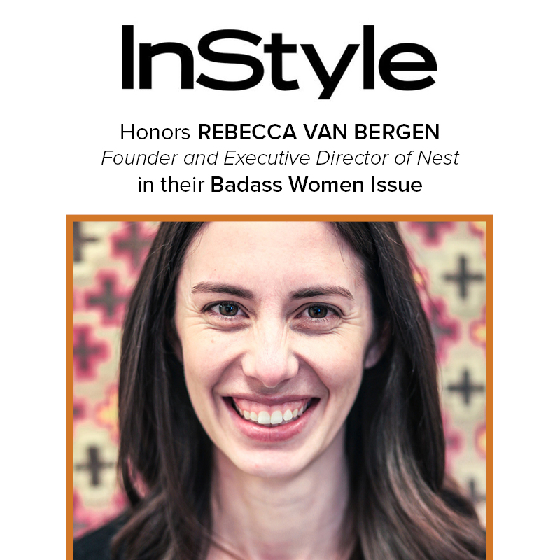 Celebrating <a href="/buildanest/">Nest</a> Founder and Executive Director, @rebecca_nest who was selected for this year’s @instylemagazine Women issue for her commitment to show up, speak up and get things done.