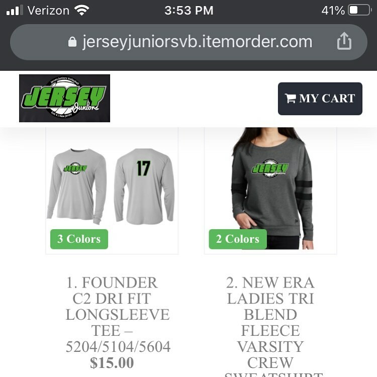 CHVBC's tweet photo. New decade, new club name! CHVBC will now be known as #JerseyJuniors!!!
-
Anyone who wants to rep the new gear can check out the team store in the pic above. Store closes January 25! https://t.co/dfrJ3HCQ0B https://t.co/IoIR2wfyIu