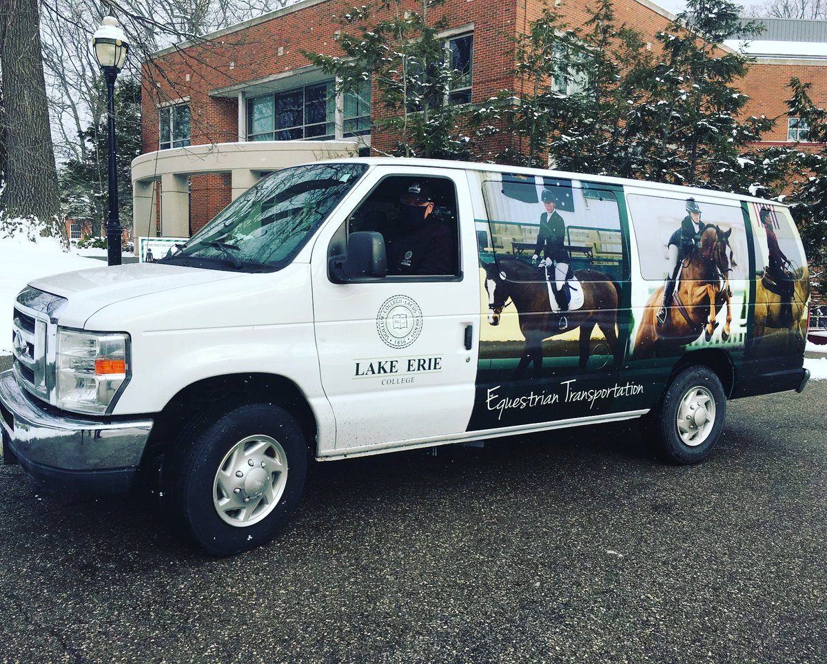LECEquine's tweet photo. Check out the new wrap on the Storm Van! Do you recognize any of these riders? 🌪 https://t.co/OqDhMsY4qo