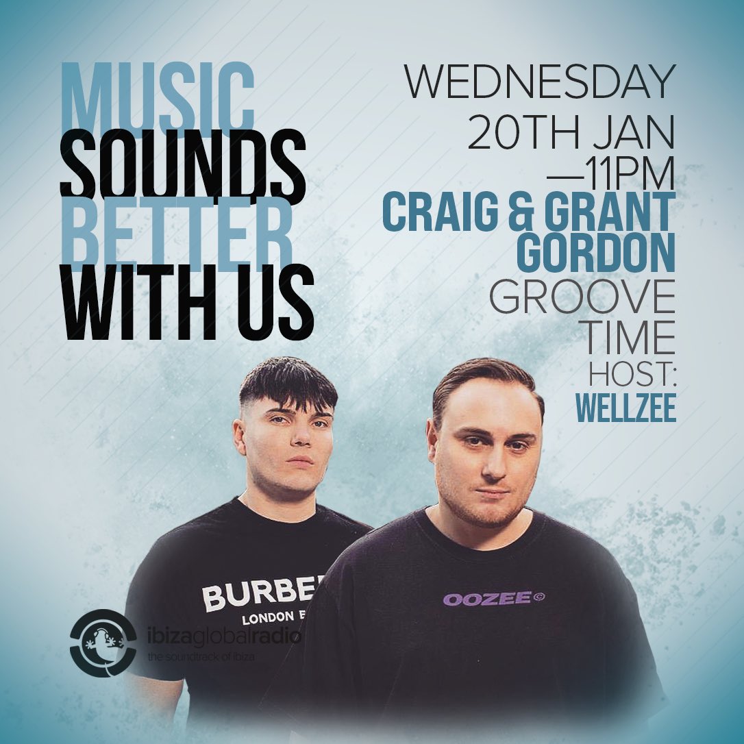 I’m live now over on <a href="/ibizaradio/">Ibiza Global Radio</a> with <a href="/GordonBrothers_/">Craig & Grant Gordon</a> 🦎