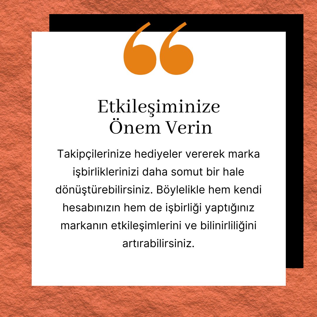 Takipçilerinizle kurduğunuz etkili iletişim ve güvenin yanı sıra yapacağınız kampanya ve çekilişlerle erişimlerinizi arttırabilirsiniz.

#adverport #influencer #influencermarketing #influencerpazarlama #influenceragency #influencerajansı #influencerdigital