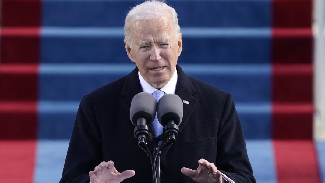 Biden’s decision to quote St. Augustine in his inauguration speech today is really *very* significant - much more so than you might think. A short thread... [1/n] #InaugurationDay  