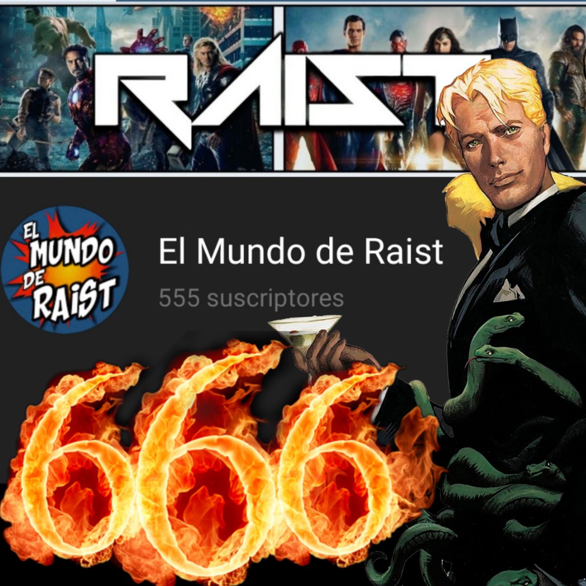 MundoRaist's tweet photo. Ya somos 555 en Youtube!!!😊

Estoy muy contento, es una cifra muy chula. Pero me gustaría aún más llegar a los 666 😈

¿¿¿Me ayudáis a conseguirlo 🔃???

👉🏻CANAL de YT: https://t.co/f09JsrPQj2 https://t.co/XvIsIvqoDg