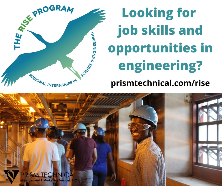 Prismtechnical's tweet photo. It isn't too late to join the 2021 RISE Program! If you are a science/engineering student or a company interested in hiring candidates from the Milwaukee area, don't hesitate to connect with us! https://t.co/QMfPtC0Elj