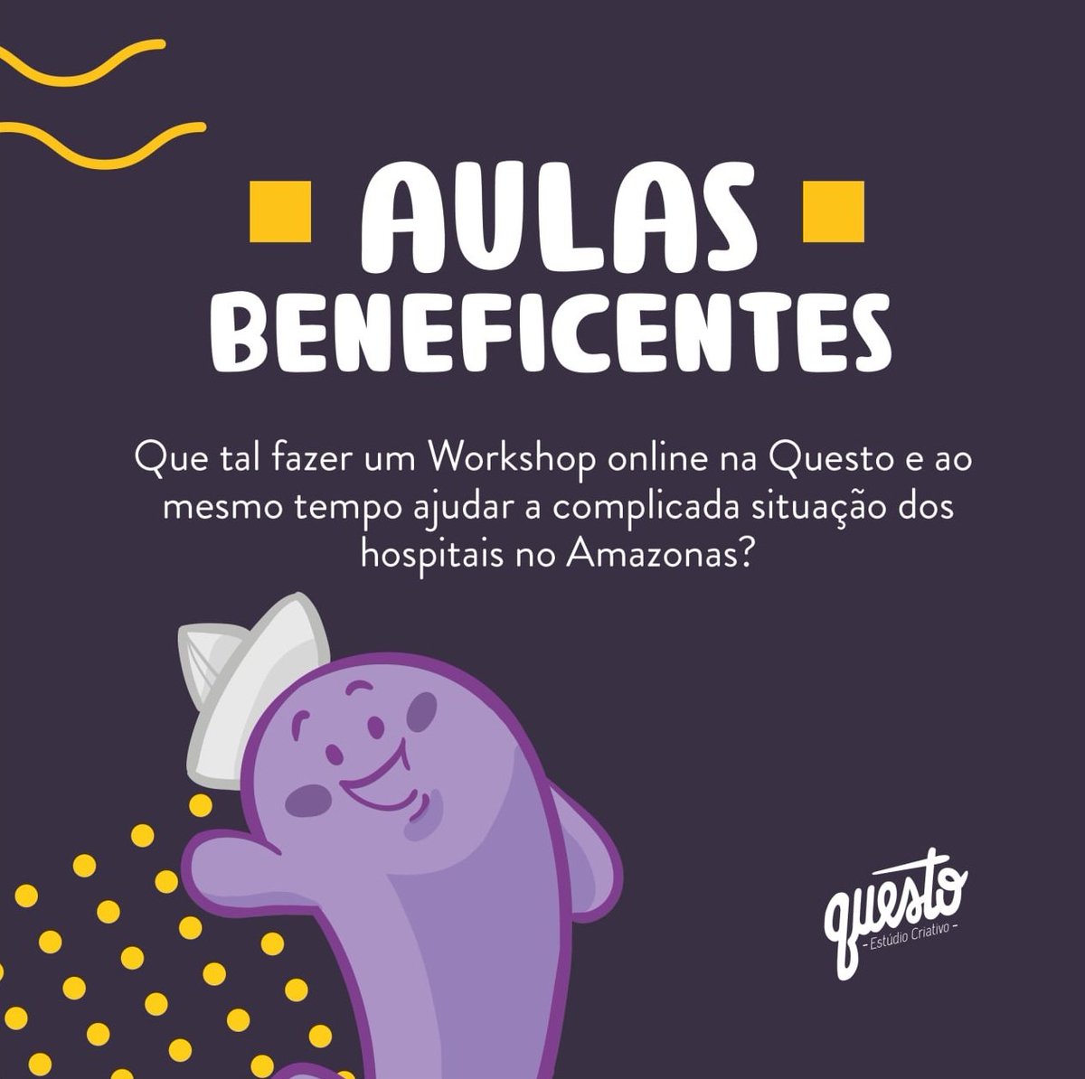 NilbertoHaddad's tweet photo. Eii, vão rolar Workshops Beneficentes em prol da difícil situação que os hospitais e postos de saúde no Amazonas têm passado.

Que tal fazer um Workshop Criativo e ainda assim ajudar quem tá precisando? Seguem as instruções no post.
Compartilhem!

Insta: https://t.co/HJl9GMYCVf https://t.co/Iq2Qmdmp08