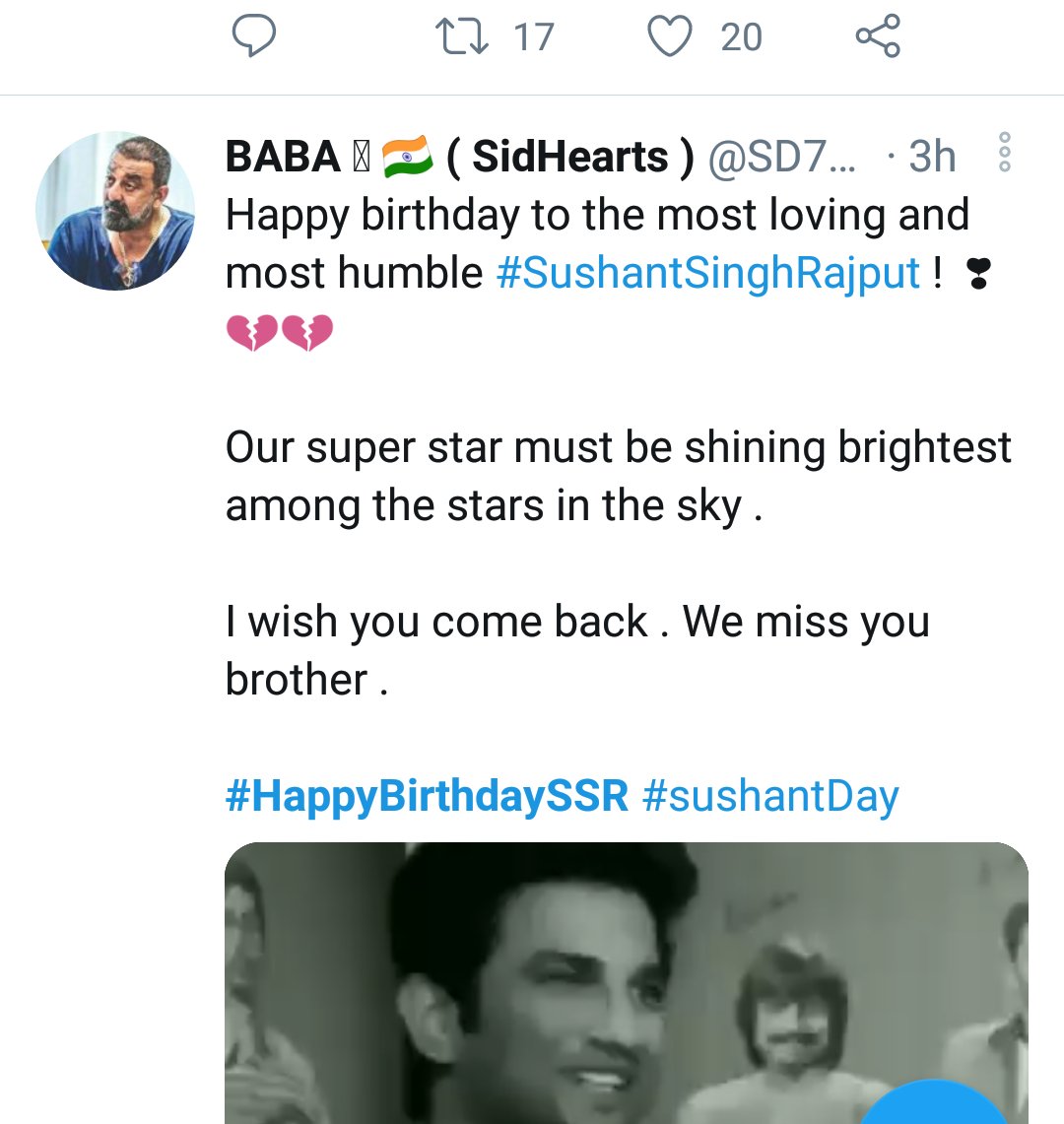 msshailjasharma's tweet photo. Yeh Kya Ho Raha Hai.. Aaj Toh Bhagwan Meherban Hai Hum Pe 🙏

Spam ki Jagah..

SRK fans, Dhoni Fans, Siddharth Malhotra fans, Sanjay Dutt Fans are participating in Birthday Day 😍😍

#SushantDay https://t.co/HmRwuNip58