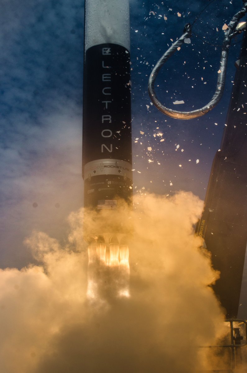 RocketLab's tweet image. Three years ago today Electron reached orbit for the first time with our #StillTesting mission. Now we&apos;re knocking on the door of 100 small sats deployed to space, all thanks to our incredible team and amazing customers. Here&apos;s to many, many more.