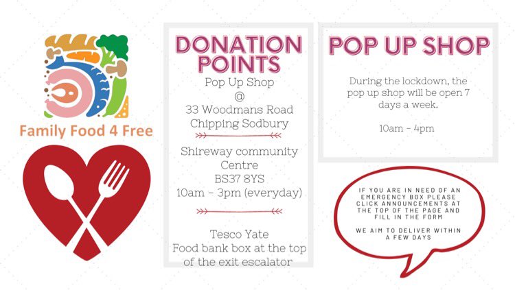 FamilyFood4Free's tweet photo. together we can make a change &amp; impact people’s lives🙏❤️🌈 did you know we also support the following:

🌈Homeless
🌈Local Nursery’s 
🌈Local Breakfast clubs
🌈Support groups
🌈Local Schools
🌈Hostels 

#ff4fmakeadifference #pleasesupportus https://t.co/n40TZYxwnZ