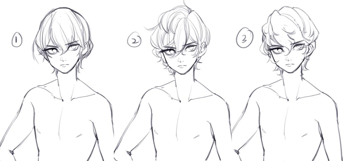 which hair do u think look the best on him...... he's on 3 right now but 2 is just such a good hair 
