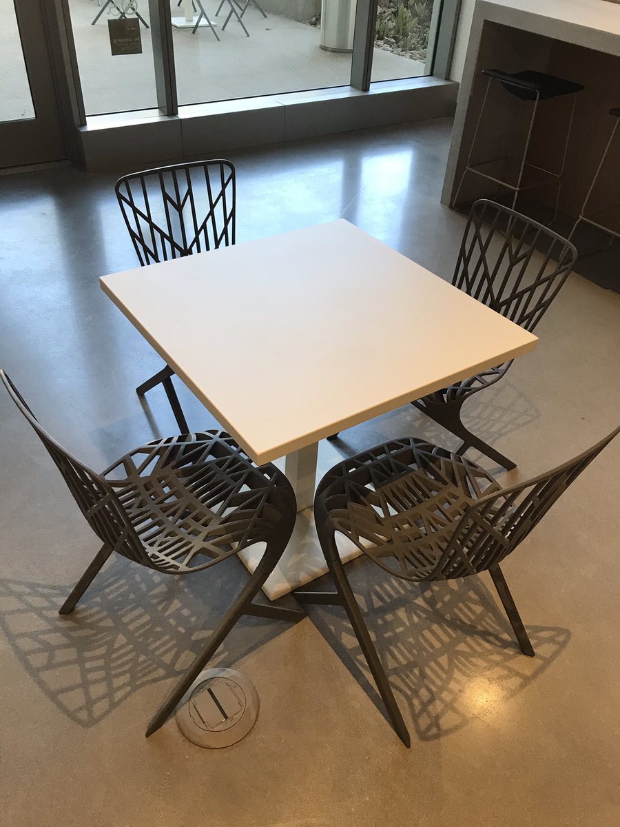 Great thing we’do see often enough: floor outlets in the dining areas. We do work through lunch!  #sciArch 22/N
