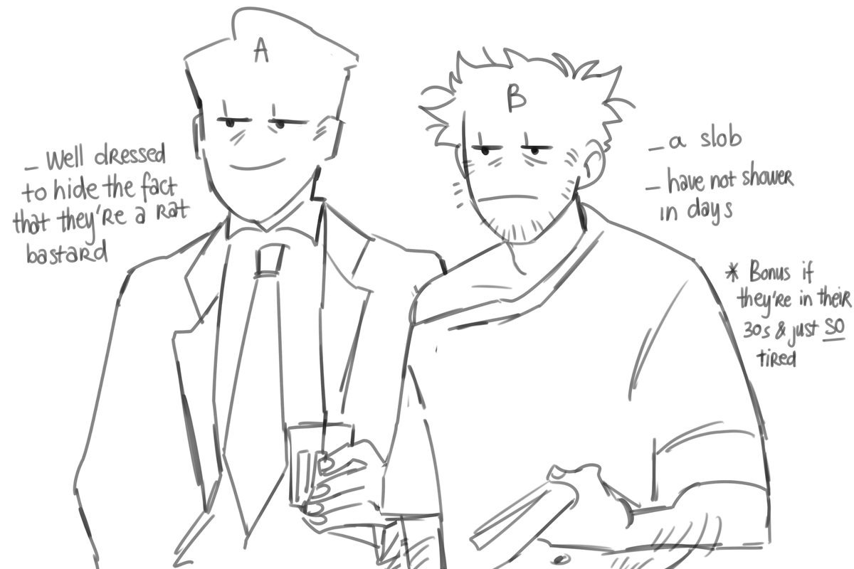 my kind of ship dynamic...They are either deeply inlove or constantly at each other's neck 