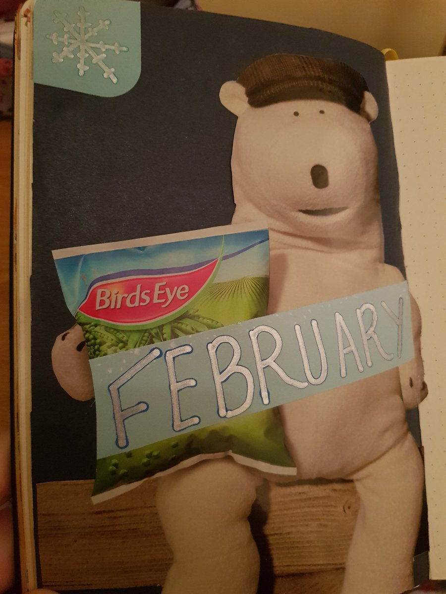 Smadin12's tweet image. Found this advert in an old magazine. Decided to use if for my February page. @polarthon #TeamPolarBear #NotSponsored