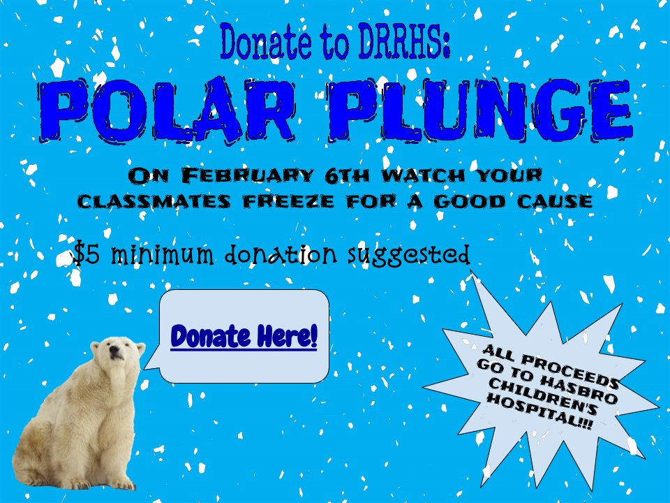 msbeckettsclass's tweet photo. Upcoming Event: Polar Plunge! Donate to see your Student Government representatives (and Ms. B) freeze for a good cause. All donations will go to Hasbro Children's Hospital.🥶 

Link to donate: https://t.co/1y8E16Cqpy https://t.co/CQ5ubTBswd
