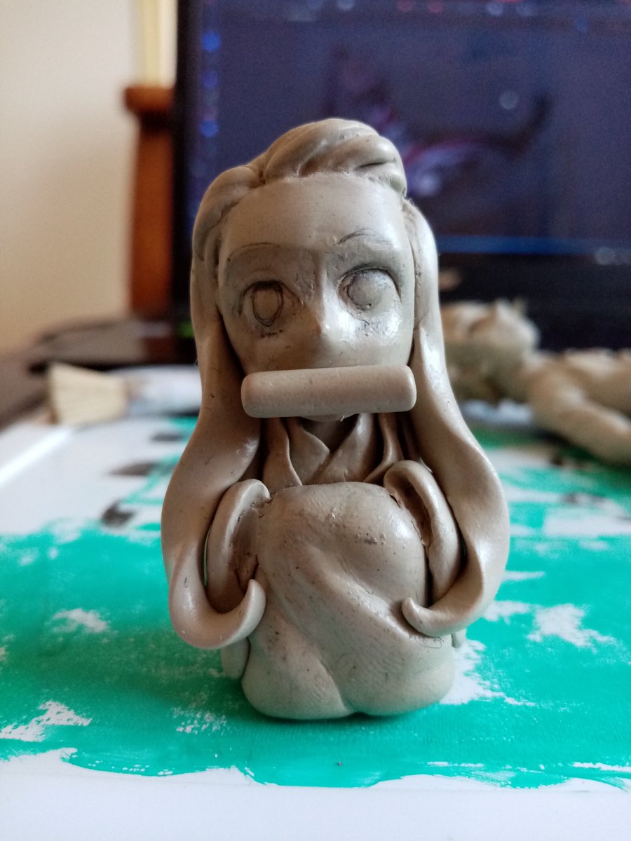 Walrus_weekend's tweet photo. Time to post something so I don't feel like a total waste of space.

Tanjiro's Sculpt Update: Putting the pieces together + Little Nezuko

#anime #kimetsunoyaiba #kimetsu_no_yaiba #fanart #nezuko #tanjiro #Tanjirou #DemonSlayer #sculptjanuary2021 #sculpture #sculptjanuary #manga https://t.co/dXwZuhfeJQ