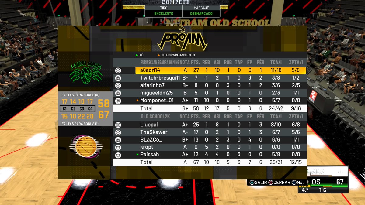 Victoria en la Copa <a href="/proamcommunity/">ProAm Community</a> vs. @GamingSgarra